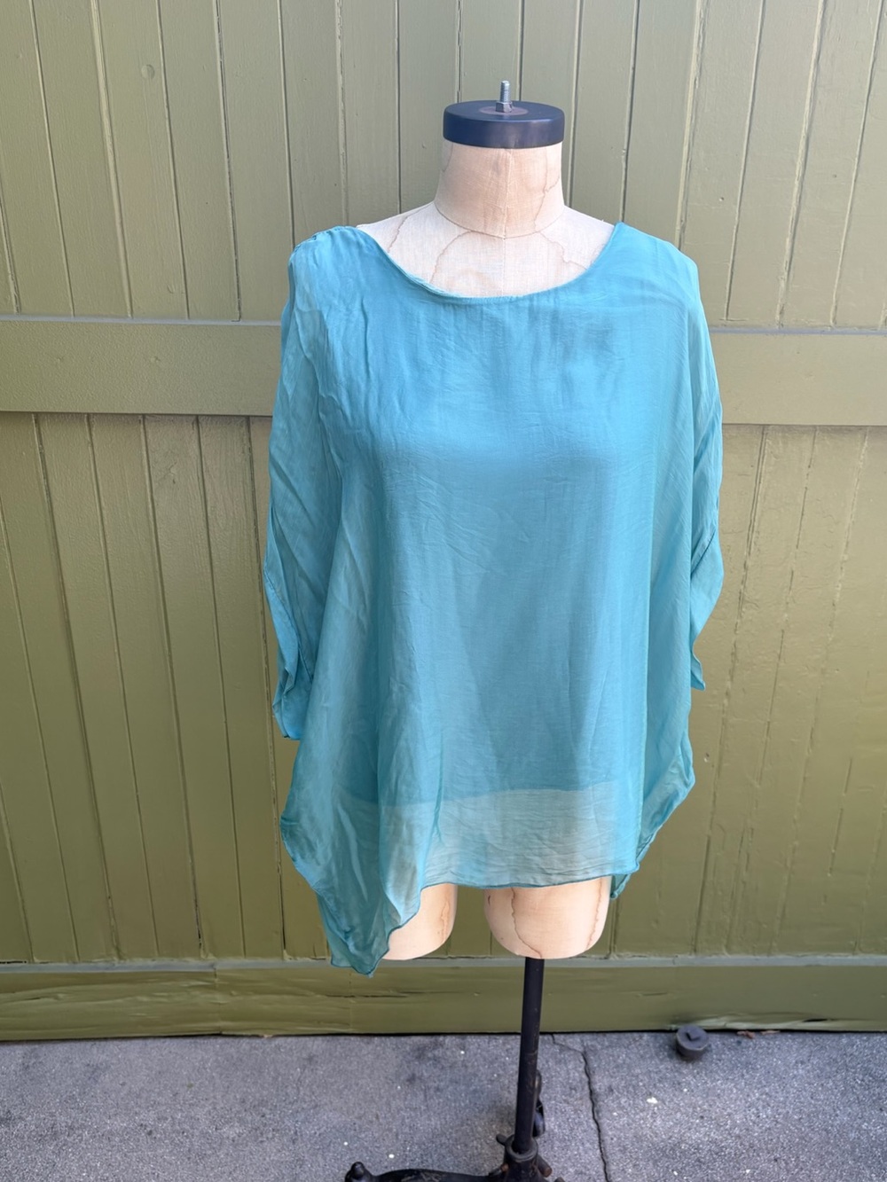 NWT Gigi Moda Art 6146 "Coletta" silk tunic top over bodycon tunic - OS